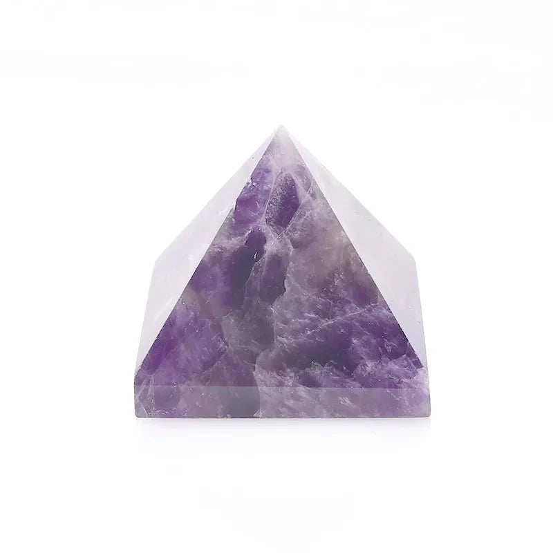 Amethyst Reiki Healing Pyramid