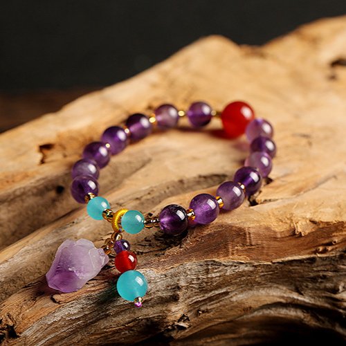 Calming & Stress Relief Amethyst Bracelet