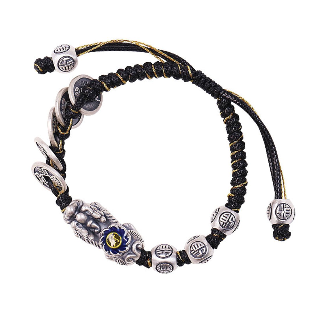 Five Emperor Coins Fortune Pixiu Bracelet