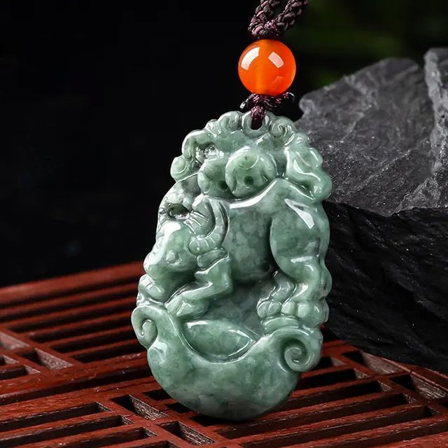 Jadeite Good Luck Necklace - Buddha Power Store