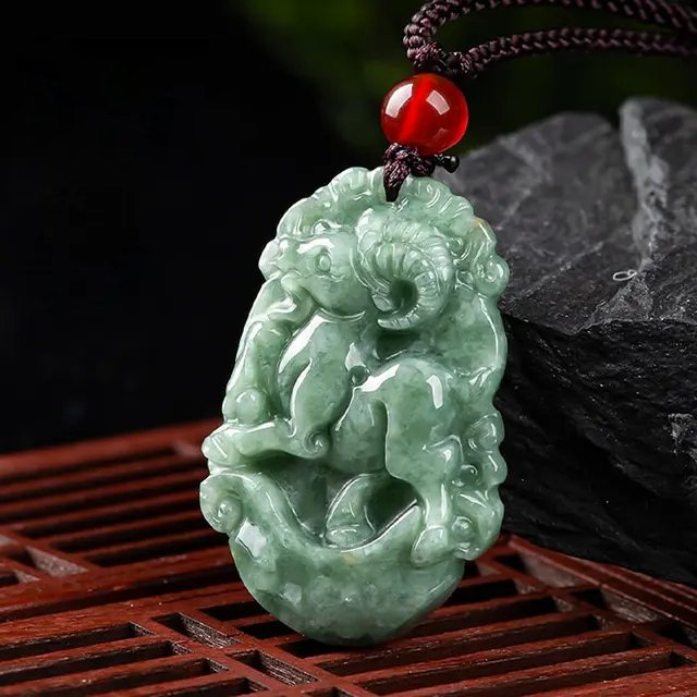 Jadeite Good Luck Necklace - Buddha Power Store