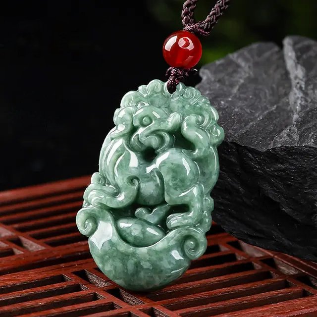 Jadeite Good Luck Necklace - Buddha Power Store