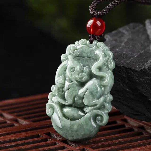 Jadeite Good Luck Necklace - Buddha Power Store