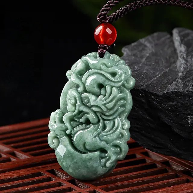 Jadeite Good Luck Necklace - Buddha Power Store