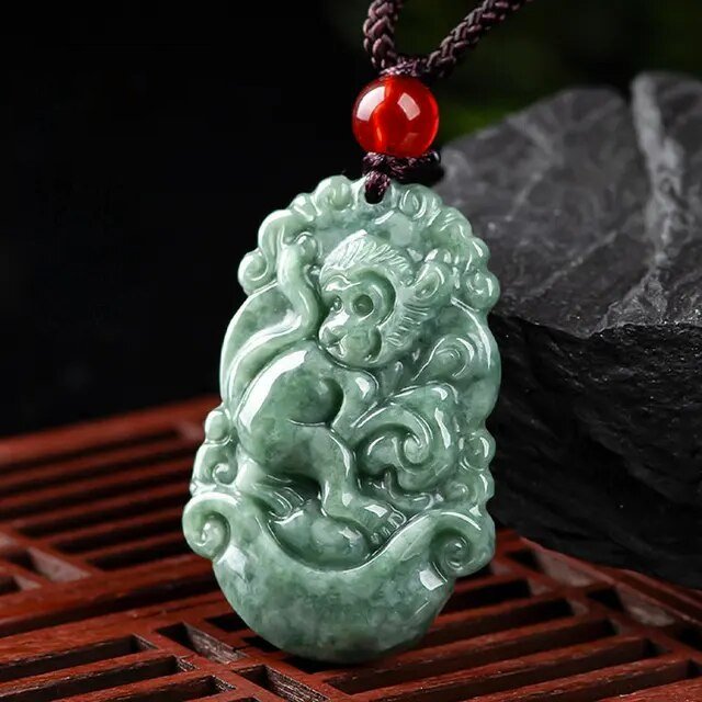 Jadeite Good Luck Necklace - Buddha Power Store