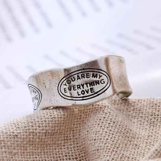 “You Are My Everything” Love Ring